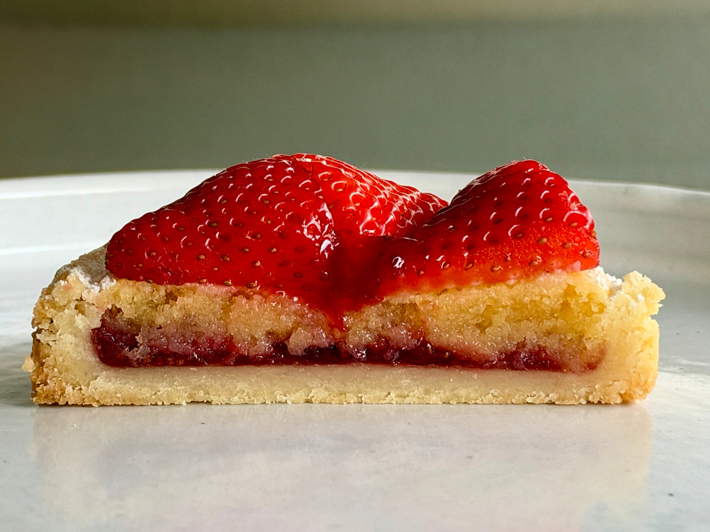 Strawberry Bakewell Cookie