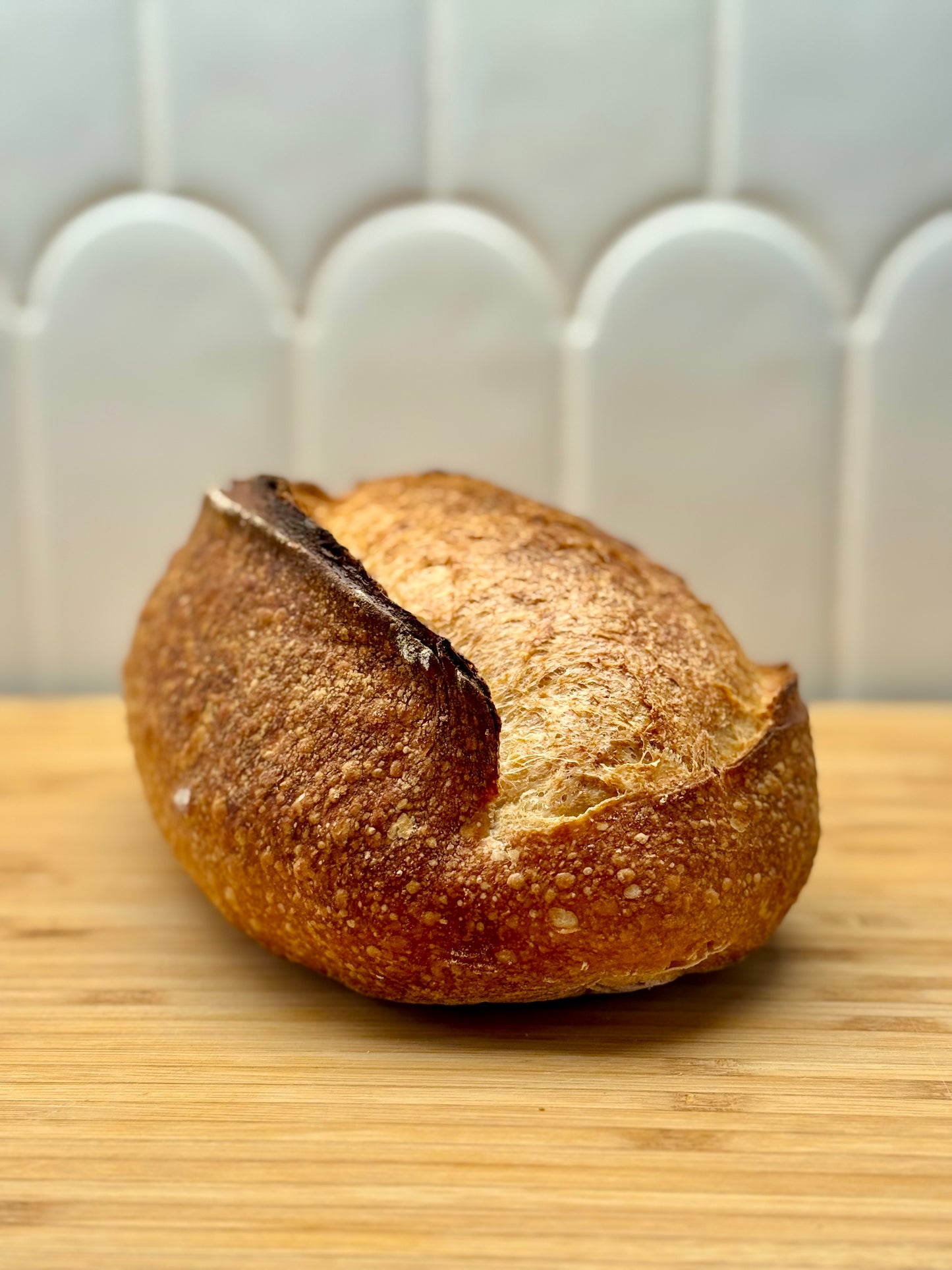 Almost white sourdough