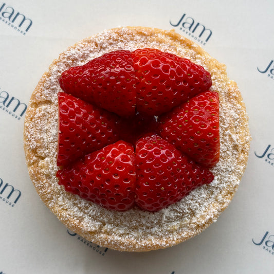 Strawberry Bakewell Cookie